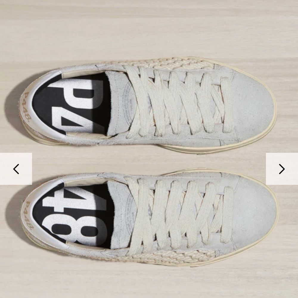 p448 Jack Woven Macrame Sneaker 38 - Picture 2 of 8